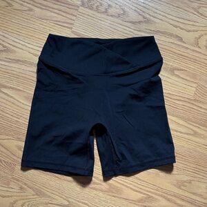 Oner Active Black criss cross unified shorts size small - NEW